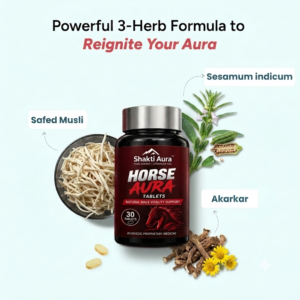 Shakti Aura Horse Fire Tablet & Free Horse Fire Oil