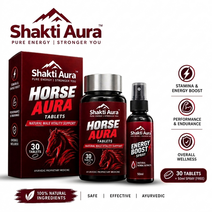 Shakti Aura Horse Fire Tablet & Free Horse Fire Oil